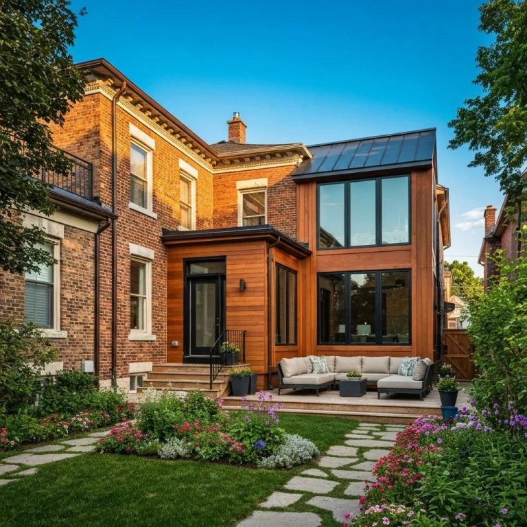 Modern Toronto home addition showcasing architectural harmony and inviting atmosphere